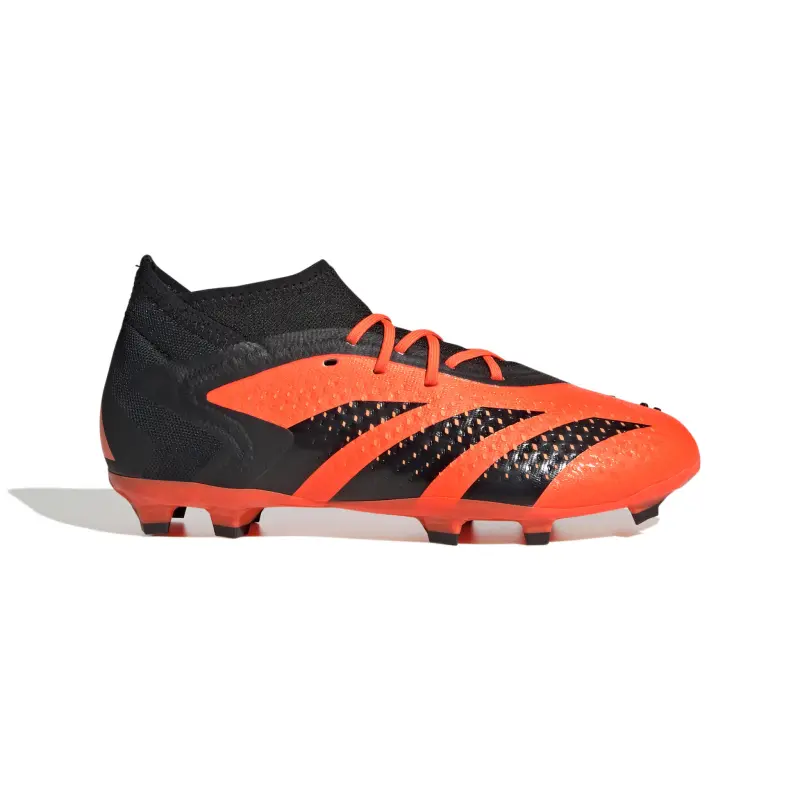 Adidas Predator Accuracy.1 FG Jr (Orange/Black) visualised in a clean main merchandising shot