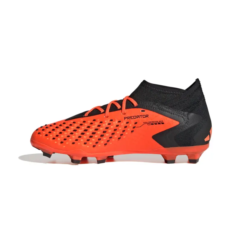 Adidas Predator Accuracy.1 FG Jr (Orange/Black) visualised in a clean gallery merchandising shot