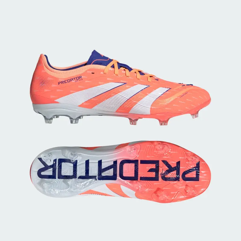 Adidas Predator Pro FG Coral Blaze Pack - Main Product Reference - JI1196 26287 Adidas Predator Pro FG Coral Blaze Pack pictured in a shopper-focused main composition