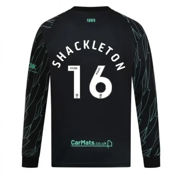 Main merchandising image highlighting Adult Away Shirt L/S 24/25 - 16 SHACKLETON