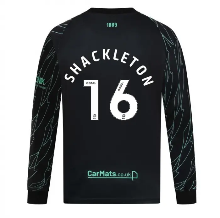 Main merchandising image highlighting Adult Away Shirt L/S 24/25 - 16 SHACKLETON