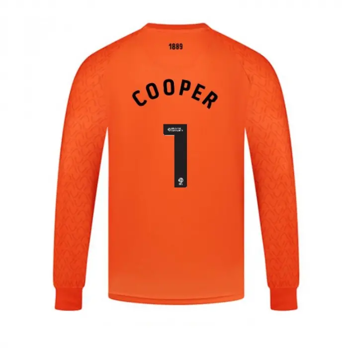 Merchandise image showing Adult GK Orange L/S Shirt 25/26 - 1 COOPER through a main perspective