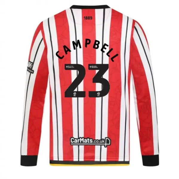 Shopping reference image featuring Adult Home Shirt L/S 24/25 - 23 CAMPBELL from the main perspective