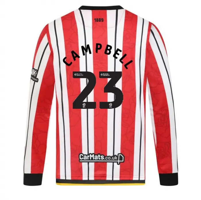 Shopping reference image featuring Adult Home Shirt L/S 24/25 - 23 CAMPBELL from the main perspective