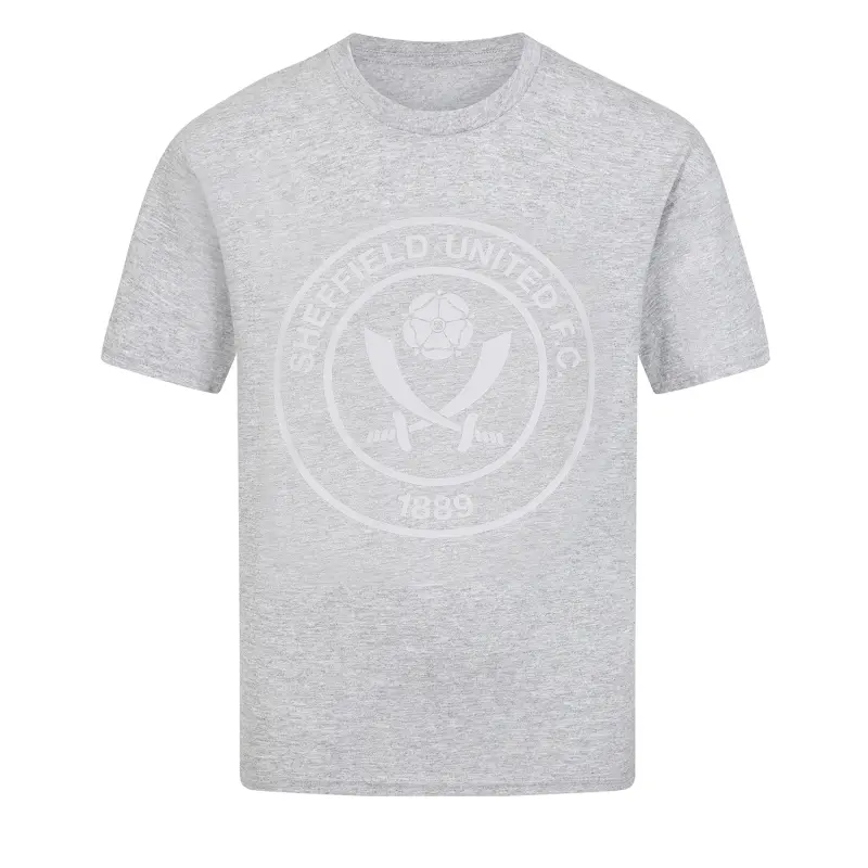 Junior Sheffield United Crest Tee Grey - Main Shopper Preview - FOUR0110 16838