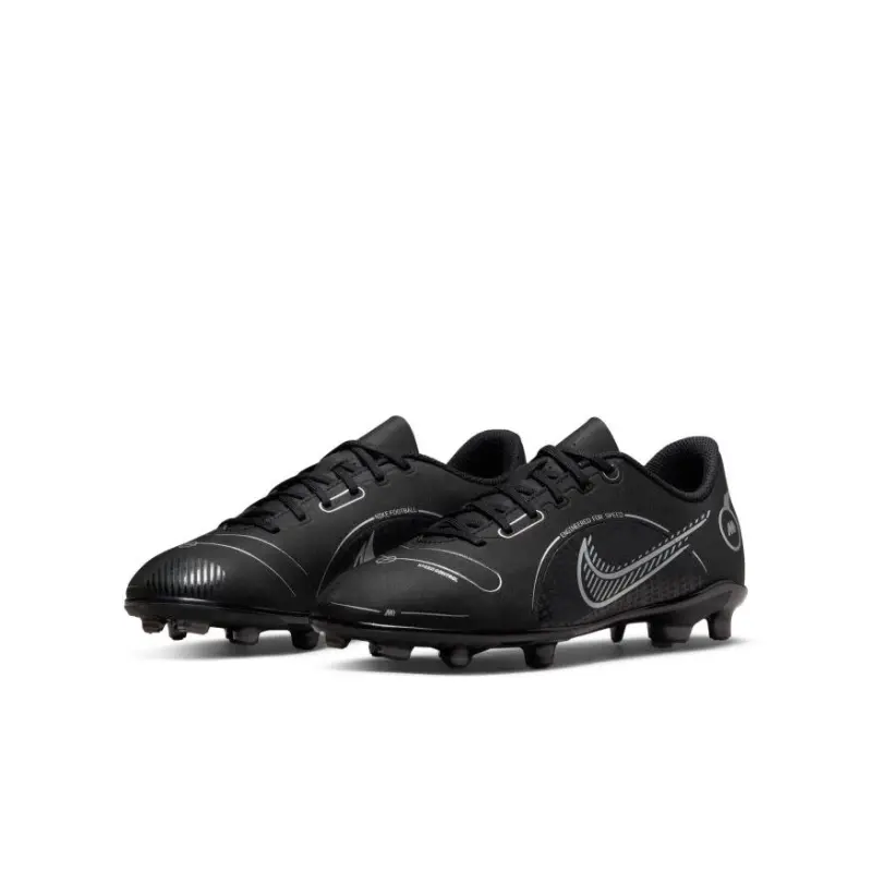 Nike Mercurial Vapor 14 Club FG/MG Jr (Black/Silver) - Main Merchandise Image - DJ2895-007 19165