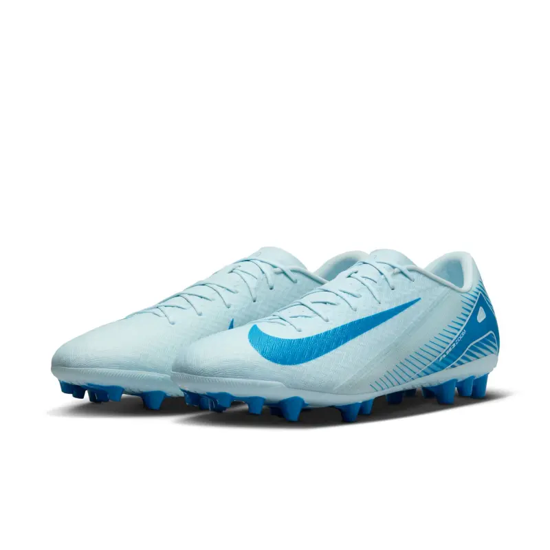 Nike Zoom Mercurial Vapor 16 Academy AG (Light Blue) pictured in a shopper-focused main composition