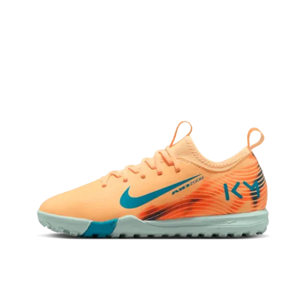 Nike Zoom Mercurial Vapor 16 Academy TF Kylian Mbappé Melon Tint (GS) visualised in a clean main merchandising shot