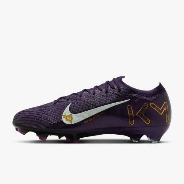 Main merchandising image highlighting Nike Zoom Mercurial Vapor 16 Elite FG Kylian Mbappé Grand Purple