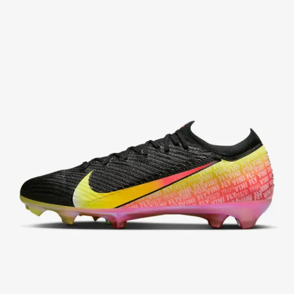 Main merchandising image highlighting Nike Zoom Mercurial Vapor 16 Elite FG Vini Jr. Vini Fly