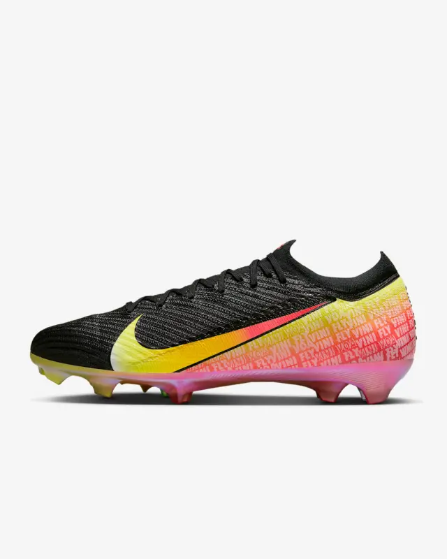 Nike Zoom Mercurial Vapor 16 Elite FG Vini Jr. Vini Fly - Main Product Reference - IB2356-001 23414 Main merchandising image highlighting Nike Zoom Mercurial Vapor 16 Elite FG Vini Jr. Vini Fly