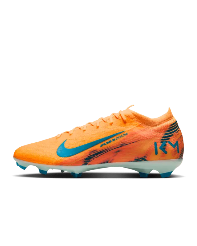 Nike Zoom Mercurial Vapor 16 Pro FG Kylian Mbappé Melon Tint - Main Item Preview - FQ8689-801 23513 Shopping reference image featuring Nike Zoom Mercurial Vapor 16 Pro FG Kylian Mbappé Melon Tint from the main perspective