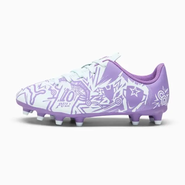 Main merchandise photograph presenting Puma Christian Pulisic x Tacto 2 FG AG Big Kid 'CP10 Pack - Dewdrop'