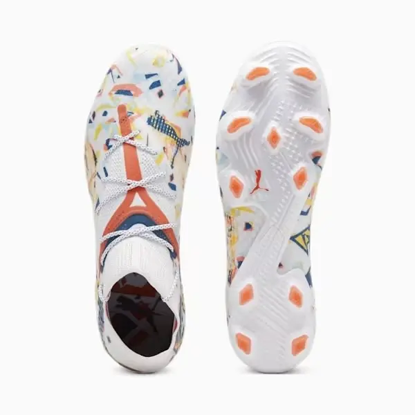 Gallery merchandise photograph presenting PUMA Future 7 Ultimate Creativity FG/AG (White/Multi)