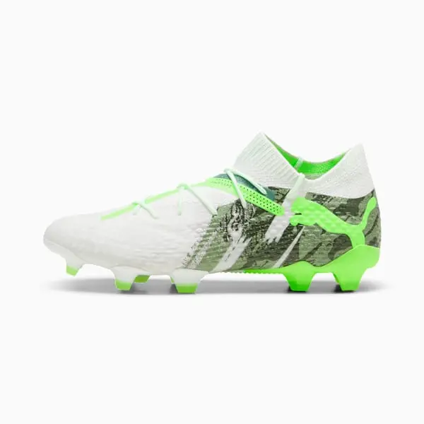 Main merchandising image highlighting Puma Future 7 Ultimate FG/AG Camo Pack