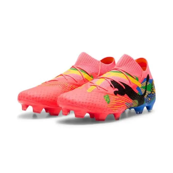 Main merchandise photograph presenting PUMA Future 7 Ultimate NJR FG/AG (Pink/Blue)