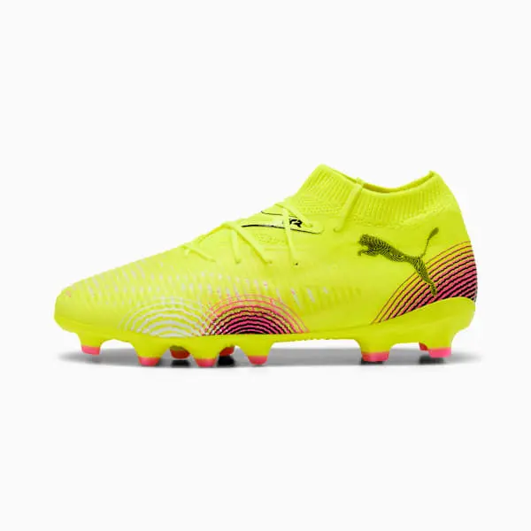 Product discovery photograph of Puma Future 8 Pro Yellow Alert / Black (GS) in the main view
