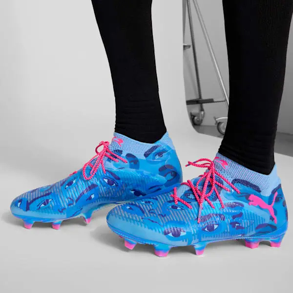Puma Future 8 Ultimate FG/AG KidSuper Day Dream visualised in a clean gallery merchandising shot