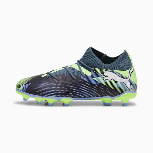 Merchandise image showing Puma Future Match 7 FG AG Big Kid 'Lights Out Pack' through a main perspective