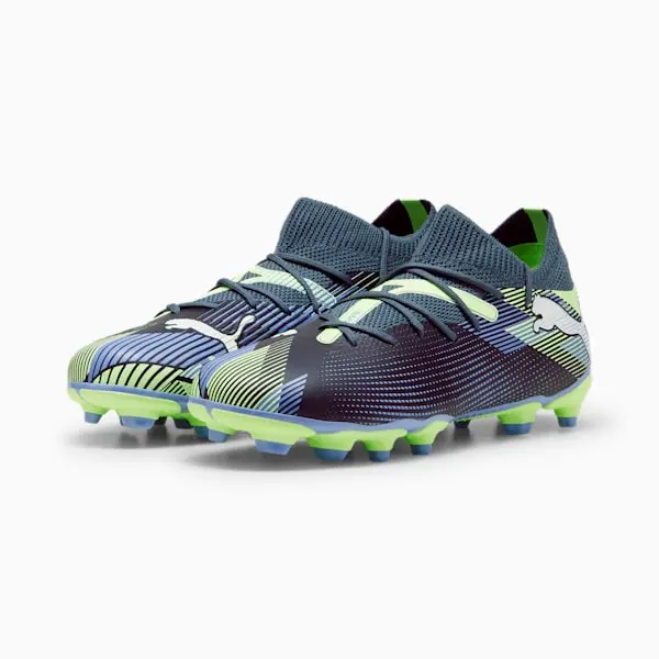 Puma Future Match 7 FG AG Big Kid 'Lights Out Pack' visualised in a clean gallery merchandising shot