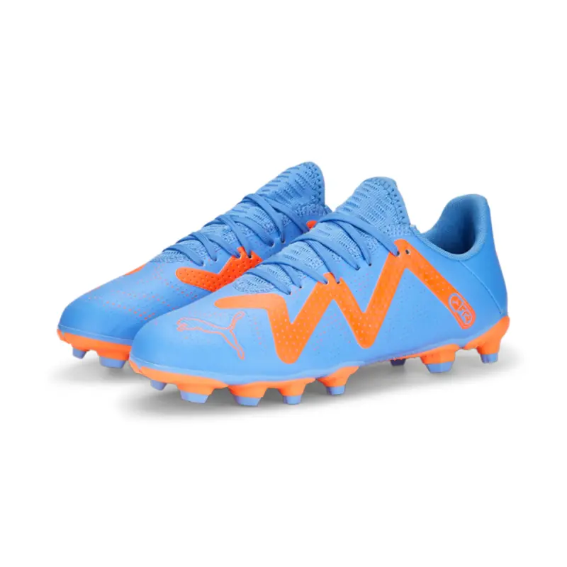 PUMA Future Play FG/AG Jr (Blue/Orange) - Main Merchandise Preview - 107199-01 24147 Product discovery photograph of PUMA Future Play FG/AG Jr (Blue/Orange) in the main view