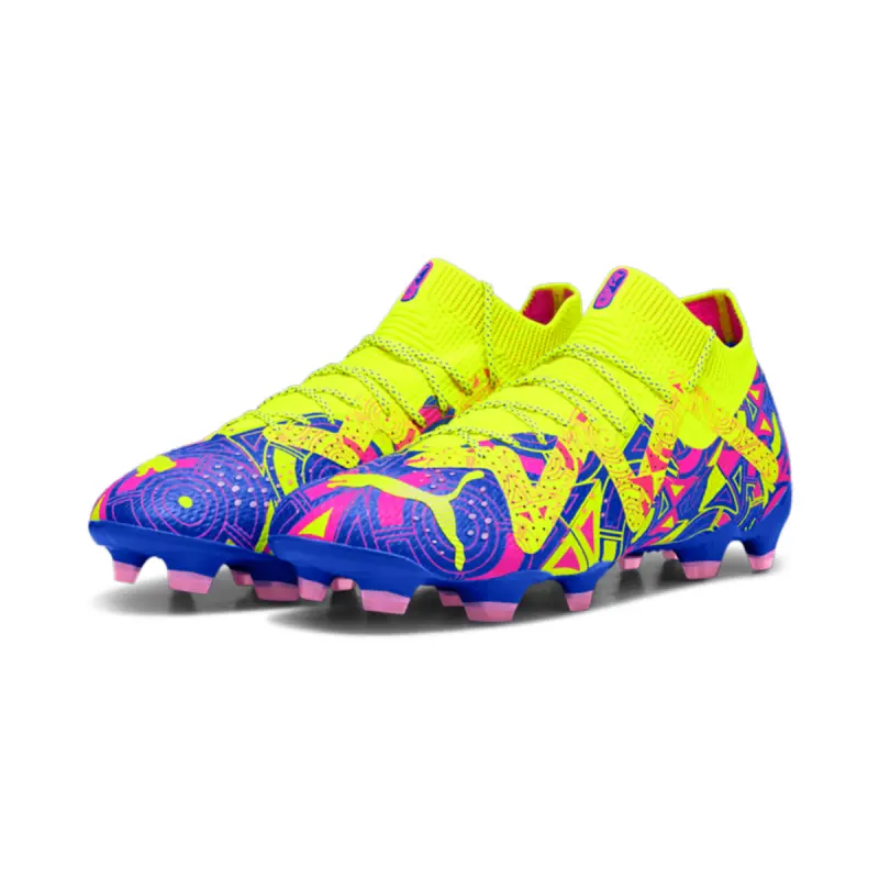 PUMA Future Ultimate FG/AG (Yellow/Pink) - Main Merchandise Preview - 107546-01 24394 Main merchandising image highlighting PUMA Future Ultimate FG/AG (Yellow/Pink)