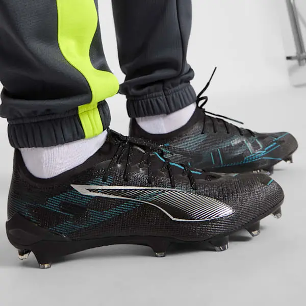 Puma Ultra 5 Ultimate FG 'Eclipse Pack' pictured in a shopper-focused gallery composition