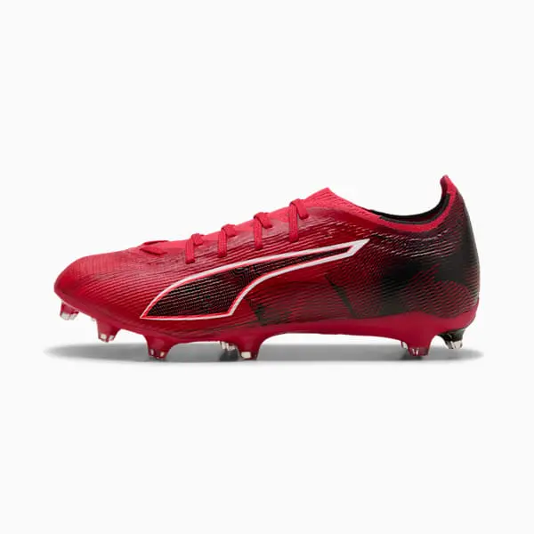 Main merchandising image highlighting Puma Ultra 6 Match FG/AG Christian Pulisic Fast Red