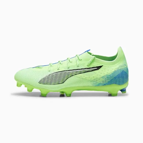 Puma Ultra Pro 5 FG AG 'Lights Out Pack' displayed for product discovery in a main photograph