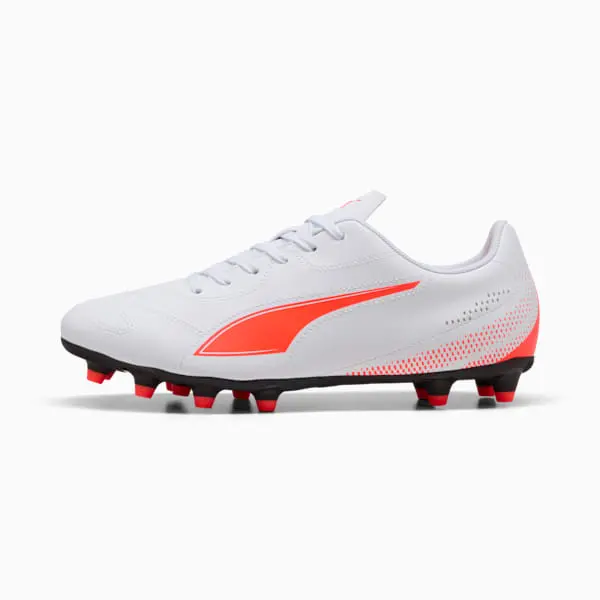Puma Vitoria 2 FG AG 'White Glowing Red' - Main Product Discovery Image - 108500-02 25143 Main merchandising image highlighting Puma Vitoria 2 FG AG 'White Glowing Red'