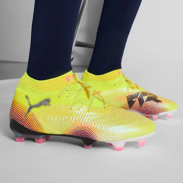 Puma Wmns Future Ultimate 8 FG 'Audacity Pack' pictured in a shopper-focused gallery composition