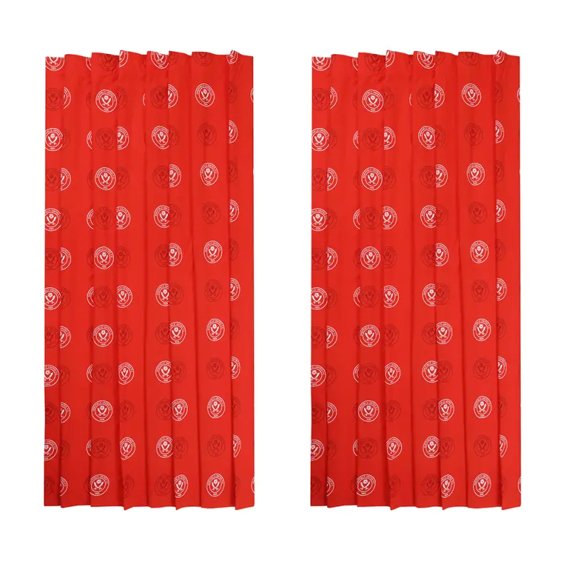 Main merchandising image highlighting Repeat Crest 72 Drop Curtains