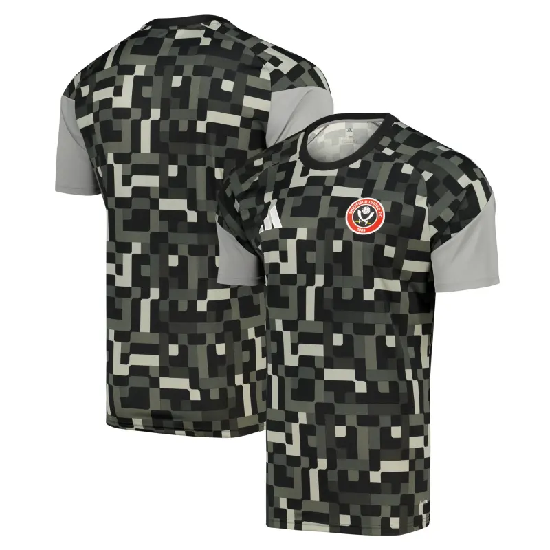 Sheffield United Adidas Pre Match Jersey - Black - Main Shopper Preview - 204514719 27968