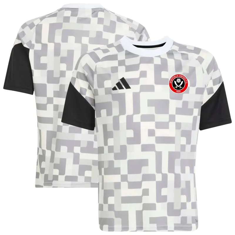 Sheffield United Adidas Pre Match Jersey - Grey - Kids - Main Product Discovery Image - 204514716 27994