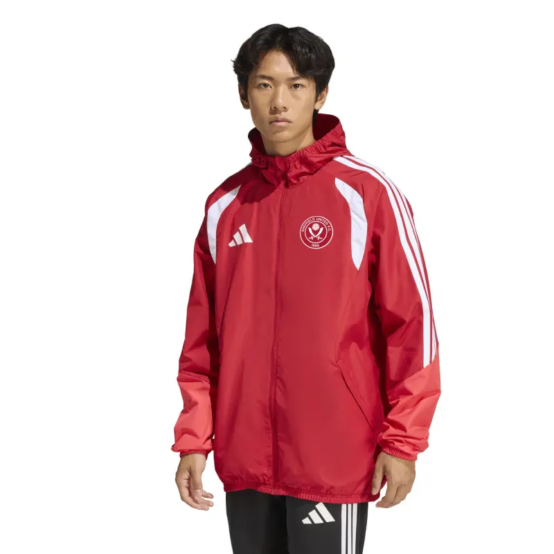 Sheffield United Adidas Training All Weather Jacket - Red - Main Merchandise Preview - 204514759 28729