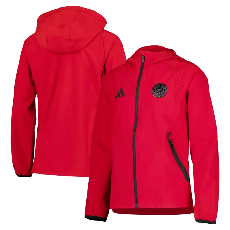 Sheffield United Adidas Travel Windbreaker Jacket - Red - Kids - Main Merchandise Image - 204514772 29103