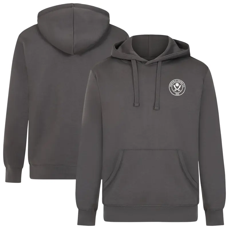 Sheffield United Crest Club Hoodie - Anthracite - Mens - Main Merchandising Photo - 204513802 29269