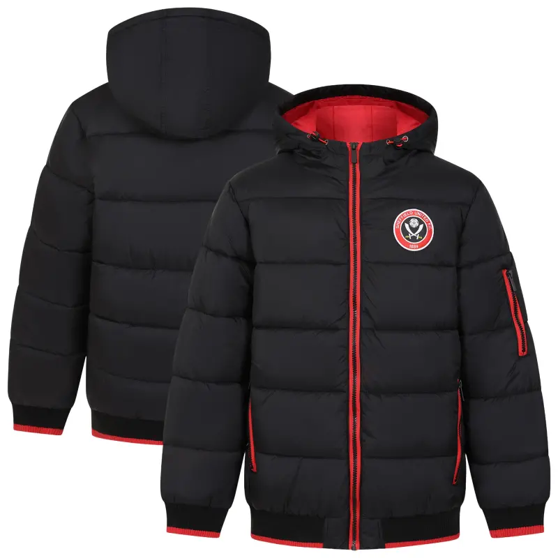 Sheffield United Edmonton Jacket - Black/Red - Kids - Main Merchandise Preview - 204513799 29298
