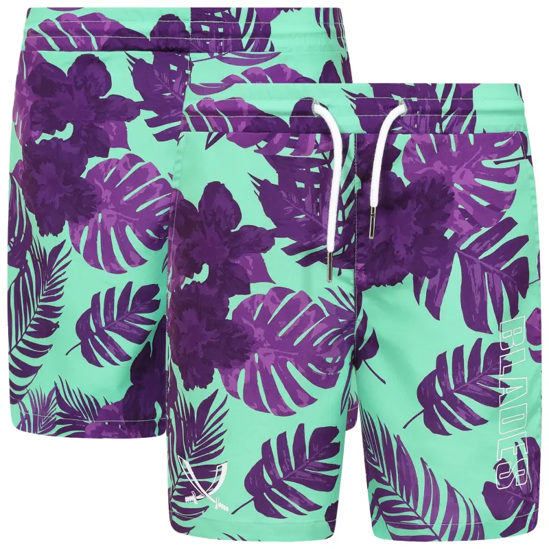 Sheffield United Junior Hawaiian Swim Short - Green - Kids - Main Item Preview - 204521375 29387