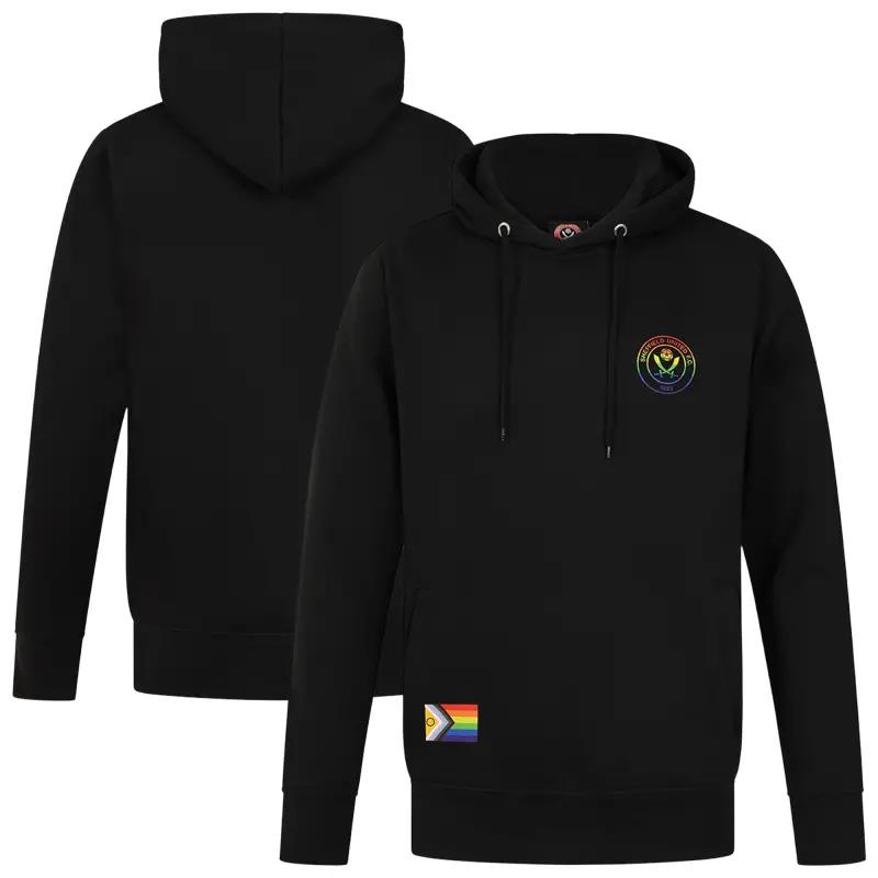 Sheffield United Rainbow Print Hoodie - Black - Mens - Main Item Preview - 204513838 29434