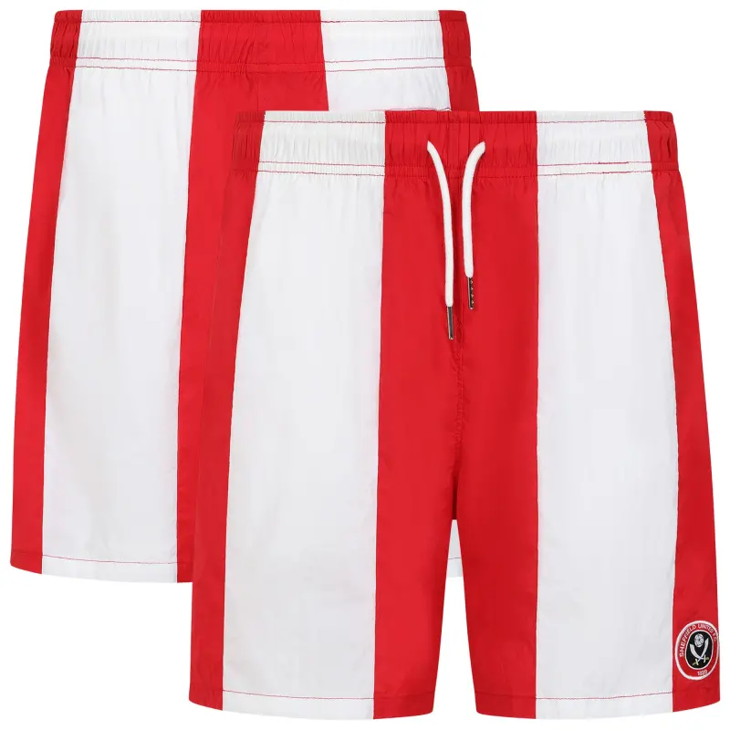 Sheffield United Stripe Crest Swim Short - Red - Mens - Main Item Preview - 204521342 29458