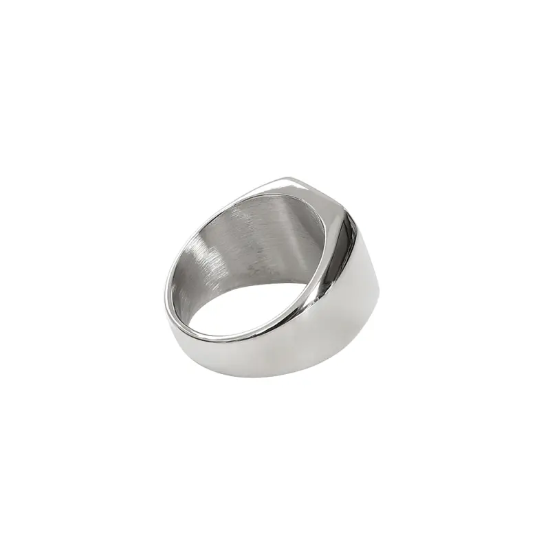 Product discovery photograph of SS Square Signet Ring in the gallery view