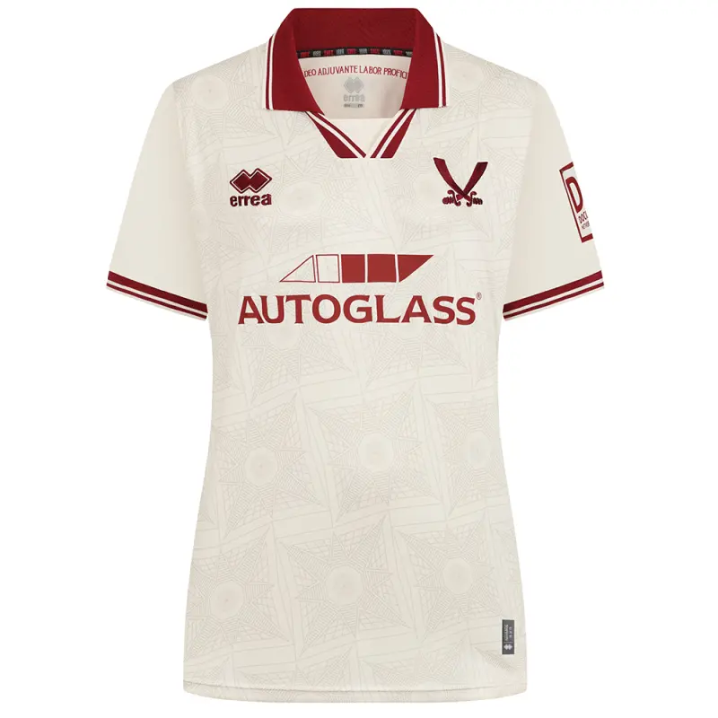 Main merchandising image highlighting SUFC Women Fit 3rd Shirt S/S 24/25 With Custom Printing