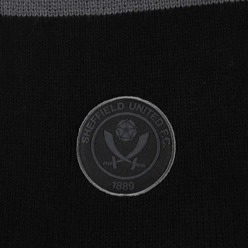 Shopping reference image featuring Tonal Crest Scarf from the gallery perspective